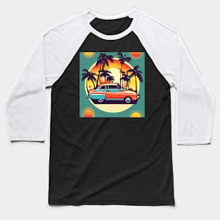 Car and tree Baseball T-Shirt